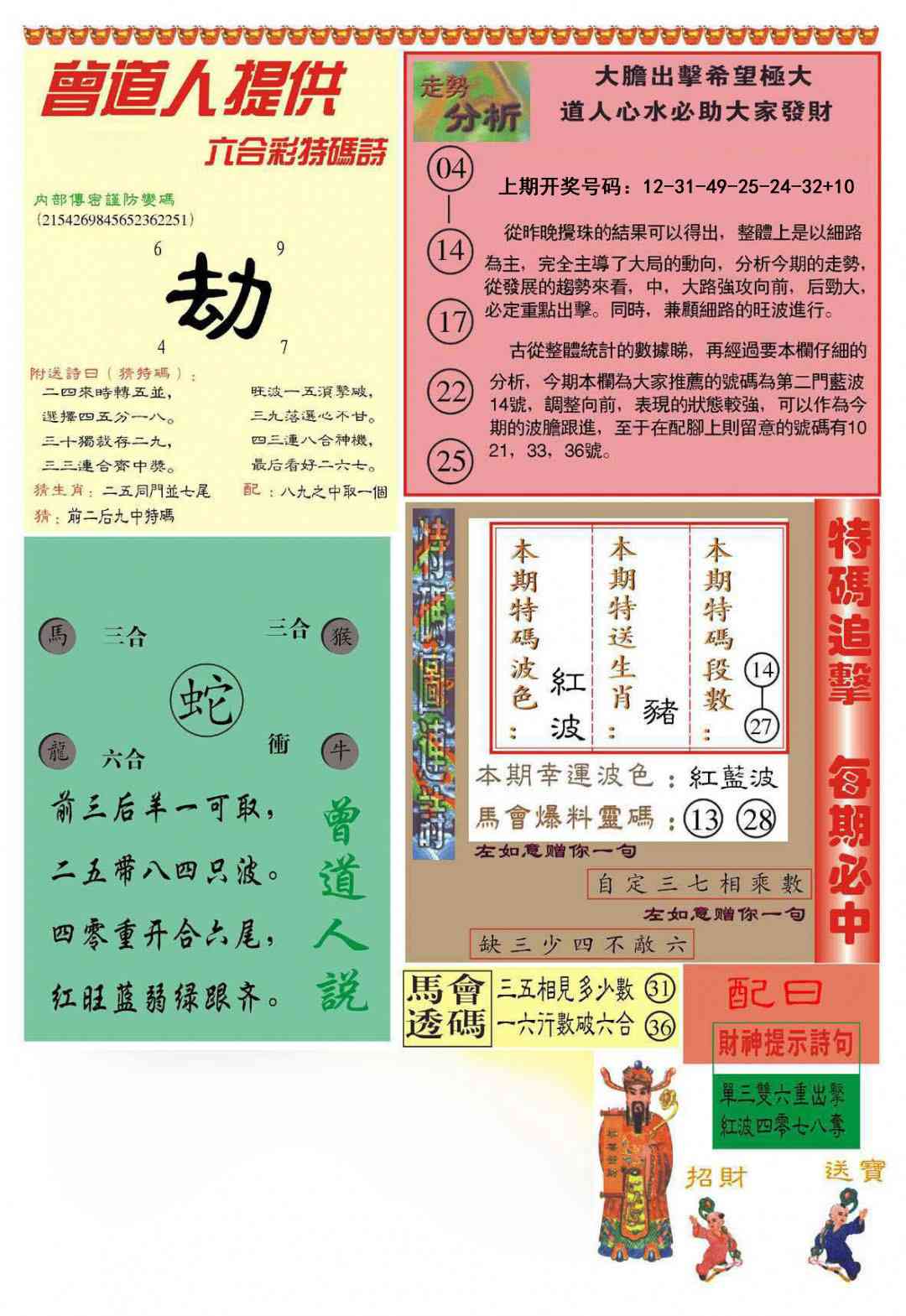 075期曾道人内幕B加大版[图]