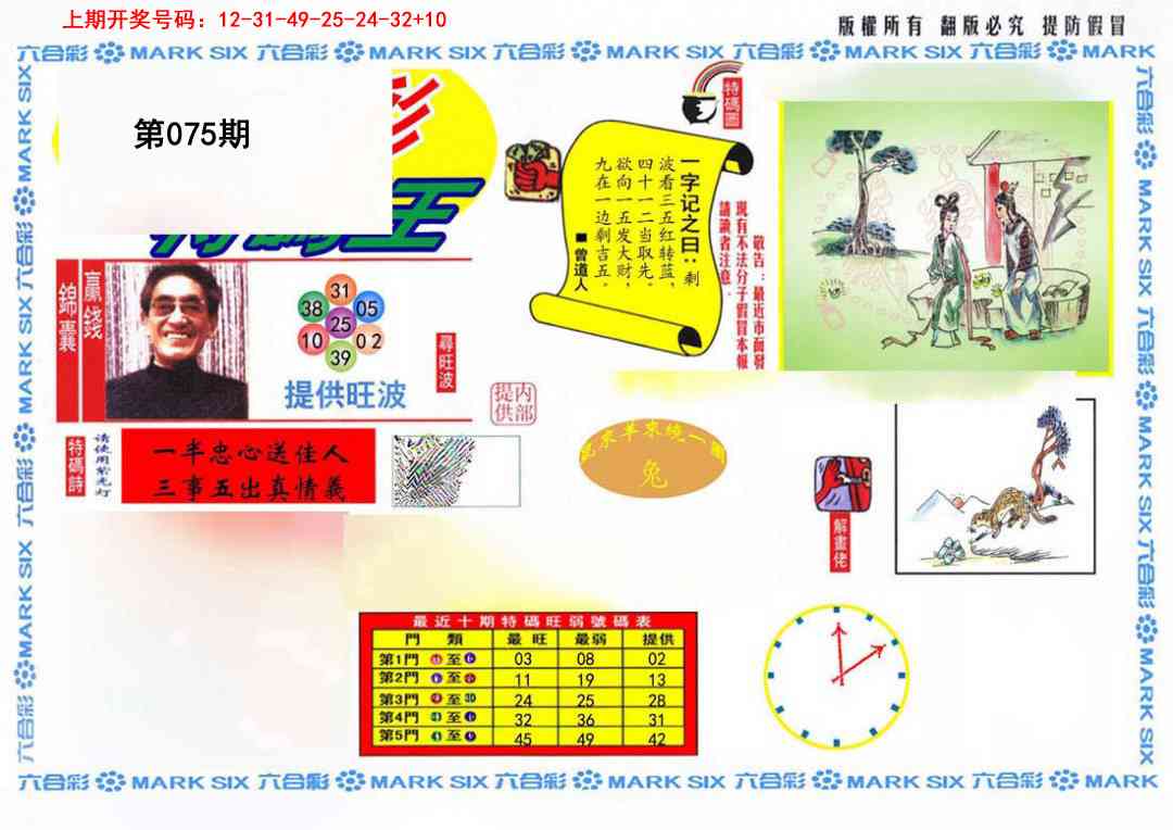 075期特码王(信封)[图]